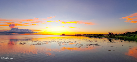 Sunset Danau Rombebay